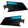 Resin Bike Adesivi Moto Compatibile con Yamaha MT-09 2025 Ice Storm. Protezione Grip Moto Battitacco da Urti e Graffi. Coppia di Adesivi 3D Resinati Made in Italy