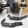 WOOGA Protezione della protezione della mano dello scudo del paramano del manubrio per HO&N&DA X-ADV 750 21-25 XL750 Transalp 23-25 CRF1100L Africa Twin/Adv Sports 20-25 (Nero-Standard)