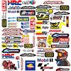 PANYI 3 Adesivi Moto Adesivi Sponsor Kit Adesivis Moto Adesivis Motorino Sticker Motos per Moto Auto Auto da Corsa Caschi e Altro Ancora Crea Facilmente Un Look Accattivante