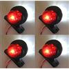 VNVIS - 4 luci di posizione laterali LED 24 V, luci rosse e bianche, camion, telaio, bus, trattore, roulotte