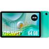 SPC Gravity - Tablet 10,1 pollici HD colore menta | Octa-Core, 4 GB di RAM e 64 GB di memoria espandibile | 9,5 ore di durata della batteria | Controllo genitori Google Family Link | Androide 14