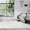 Villeroy & Boch Tappeto di lana Charlotte, naturale, tessuto a mano e naturale, per soggiorno, camera da letto, sala da pranzo, corridoio, cucina, crema, 190 x 280 cm