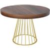 Menzzo Tavolo, Marrone, L110 x P110-160-210-260 x H76 cm