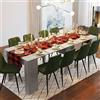 Dmora Tavolo da Pranzo Moderno, Consolle allungabile 10 posti, Misure 90 x 51 x 78 cm (Fino a 237 con allunghe), Colore Grigio-Cemento