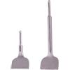 IVhomeshop Set di 2 punte per scalpello SDS Plus, per la rimozione di piastrelle in calcestruzzo piegato, larghezza 75 mm x 160 mm e 275 mm