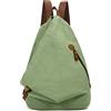 KL928 Zaino Vintage - Grande Casual da Viaggio e Trekking per Uomo e Donna, 6882-Tela-Matchagreen, Large