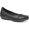 Hotter Robyn II - Décolleté da Donna, Casual, Classico, con Cuciture in Pelle, vestibilità Ampia, Nero Le, 40 1/2 EU Largo