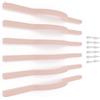 Poliplast - Set da 6 Maniglie, Design curvato per Cucina, Armadio e Cassetti, per Bambini, Articolo 71A, Verniciato a mano, Colore Rosa Salmone