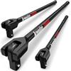 Arwealxs Chiave a Bussola 3 Pezzi, Barra di Rottura da 1/2'', 18cm, 30cm, 40cm Lunghezza Breaker Bar Sbarra, Con Testa Flessibile a 180°, Manutenzione Automobilistica, Manutenzione Domestica