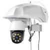 ROKOLOOM Copertura Telecamera di Sorveglianza, Protezione Antipioggia/Parasole per TP-Link Tapo C500/C510W/C520WS/C410/C310/C320WS, Compatibile con Telecamere Dome/Bullet/CCTV, Impermeabile e Protezione UV