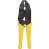 QUARKZMAN Cricchetto pinze pinze Utensile RG58 RG59 RG62 RG6 BNC Giallo | per Crimpatura, .255 .213 .100 .068 .324, Cavo Coassiale, Connettore