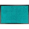 WohnDirect Zerbino Ingresso casa Petrolio 40x60 cm - Interno e Esterno, corridoio, tappeti Arredamento casa Moderno, Antiscivolo e Lavaggio, Tappeto Ingresso casa