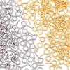 UNICRAFTALE Circa 200 pz 2 Colori in Acciaio Inox Vite Occhio Pin Peg Bails Vite Piccola Occhio Pin Fibbie Ganci Pin Viti A Occhio Connettori per Mezze Perle Forate Creazione di Orecchino, Hole 2 mm