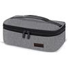 Gloppie Mini Borsa Termica Porta Pranzo Borsa per il Pranzo Isolata Uomo e Donna, Portatile - Riutilizzabile Contenitore Bambini Adulti Impermeabile Termico Pranzo,Colore: Grigio
