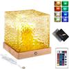 TAVADA Proiettore Stelle Soffitto Bambini Lampada Aurora Boreale e Cielo Stellato Luci Notturno Base Legno 16 Colori RGB, Telecomando, Ricaricabile per Camera da Letto, Regalo Natale/Compleanno