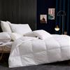 BedFabtasy Lussuoso piumino estivo super king 4,5 tog, in piuma d'oca, 100% cotone biologico, a prova di piuma, qualità alberghiera, con 8 linguette angolari, lavabile in lavatrice
