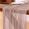 Foatcox Runner da Tavolo Rosa Antico, 300 x 90 cm Runner da Tavolo in Garza Bohémien Adatto per Matrimoni, Feste, Natale, Capodanno, Baby Shower, Addii al Nubilato e Decorazioni da Tavola