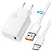 Leikedun Caricatore USB C da 67 W, per Xiaomi 15 Pro 14t 14 13 12 13 Lite 12S Ultra 11T Redmi Note 14 13 12 Poco F5 Pro Poco X6 X7 X5, caricatore rapido USB Power Cellulare caricabatterie con cavo di ricarica
