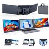 Yinker 15,6" FHD triplo schermo laptop estensione UNO cavo di collegamento per laptop 11''-16'' ruotabile a 360° e ripiegabile per lavoro, viaggi, gioco