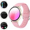 WILLFITME Smartwatch Ultra Uomo Donna con Effettua Risponde Chiamate, 1.43 rotondo 466*466 Orologio Fitness Tracker con 100+ Modalità Sport, Cardiofrequenzimetro/SpO2/Sonno, Notifiche WhatsApp, per iOS Android