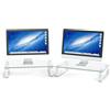 Hemudu Due Supporto Trasparente del Monitor del Computer Portatile TV Display Riser HD02T-201P