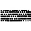 MiNGFi Copritastiera Silicone Arabo per MacBook Air 13 A2179 (2020), A2337 (M1, 2020-2022) US/ANSI - Nero