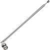 VooGenzek 100cm 7-Sezione Antenna Radio FM Telescopica, Antenna Telescopica Portatile FM, Sostituzione Antenna Telescopica, con Spina BNC, per TV Ricezione Stereo DAB FM/AM Stereo