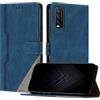JayModCase Custodia per Vivo Y20 2020 V2029 / Y20i V2027 / Y20s 2020,Flip Custodia Portafoglio Caso Libro con Magnetica | porta carte di credito | Supporto Stand - Blu