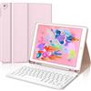 IVEOPPE Tastiera iPad 6 Generazione 9.7 2018, Cover Tastiera layout Italiano Bluetooth Senza fili Staccabile, Custodia con Portapenna per iPad 5/4 Gen/Pro 9.7/Air 2/Air 1, Rosa