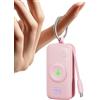 INIU Power bank, Stazione di ricarica per Apple Watch, 5000mAh 20W Powerbank per smartwatch, Caricatore Portatile con Cavo USB-C Integrato, Powerbank per Apple Watch, iPhone 17 16 15, Samsung, Xiaomi