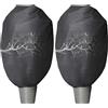 Windhager Copertura decorativa invernale in vello PROTECT XL, protezione dal gelo, pile da giardino, Motivo uccello, 1,4 x 2 m, antracite, 07399 (Confezione da 2)