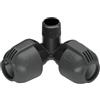 Gardena Raccordo angolare per filetto esterno per sistema pop-up: Raccordo per il collegamento di irrigatori a turbina T 380 25 mm x 3/4 pollice (2783-20)