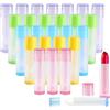 COEWUR 50 Pezzi Tubi di Rossetto Vuoti 5.5ML Contenitori Vuoti Stick Burrocacao Vuoti 5 Colori Lip Gloss Riutilizzabile Tubo Vuoto Per Le Labbra per DIY Contenitore Rossetto Balsamo