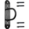 PROTONE - Ancoraggio per corda da parete / battle rope, fasce di resistenza, include viti di fissaggio