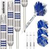 Unicorn Gary Anderson - Set di Freccette con Punta in Acciaio a Forma di Stella, Unisex - Adulto, Freccette con Punta in Acciaio, 8880, Argento/Blu Gary Anderson., 21 g