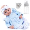 Bayer Design 93827AL Bambola Reborn, reale, neonata, come vere, 38 cm, ciuccio, biberon - per ragazze e ragazzi