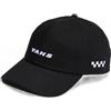 Vans Bill Jockey Curvo con Motivo a Quadri, Nero, Taglia Unica, Nero, Taglia Unica