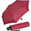 Knirps Ombrello tascabile Slim Duomatic On Automatic Dot Art, Bolero diablo, 90 cm
