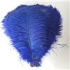 Shekyeon 30 - 35 cm, Piume di Struzzo per Matrimoni e Decorazioni, Confezione da 10 Blu Reale