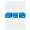 walther design FB-115-U3 - Scatola portaoggetti, confezione da 3, blu oceano