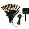Lumisky FESTY PICK - 20 faretti luminosi solari luccicanti da 6 m, con marcatura vialetto LED bianco caldo