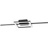 Eglo Plafoniera LED Agostino, lampada da soffitto quadrata, cucina in