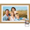BWJBSW Cornice Digitale Foto, 15.6 pollici WiFi Protafoto Digitale,32GB di Memoria, Cornice Elettronica Condividere Foto e Video, Auto-Rotazione, Tipo-C