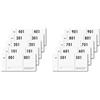 SIGEL GN110, 1000 bons (numerati 1-1000, 10,5 x 5 cm, colori non possibili)