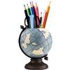 MUAMAX Globe Pen Pencil Pot Holder Vintage Pencil Cup Stand Kids Retro Home Office Decorazioni per la scuola Regali per uomini