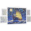 Lifewit 1500 PCS Tavolo per Puzzle, Porta 89 × 68,5 cm, Board Angolo Rotazione 360° per Adulti, Tavola Pezzi con 4 Cassetti Estraibili y Copertura Protettiva