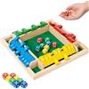 GREATRICH Shut The Box, Gioco da Tavolo in Legno con Dadi, Giochi in Legno di Società per Bambini e Adulti, Matematici Giochi da Tavolo Adulti per 1-4 Giocatori, Classico Mastermind Gioco per Famiglia