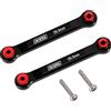 INJORA RC AlluminioTelaio Links High Clearance 29.5mm Links Set per 1/24 RC Axial SCX24 Axial SCX24 AXI90081 Deadbolt,AXI00004 B17, 2PCS(Nero)