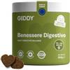 GOODDY PETS Gooddy - Integratore Digestivo con Probiotici e Prebiotici per Cani. 85 Snack 300g - Vitamine B12 e B9, Glutammina e Zinco per Flora Intestinale Sana, Mucosa Intestinale e Sistema Immunitario Forte
