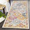 Livabliss Sicily Tappeto Vintage Tappeto Per Soggiorno, Corridoio, Cucina Tappeti Orientale, Classico, leggera Manutenzione Pelo Corto, Ampio 80x365 cm, Senape, Arancione Terra, Borgogna e Blu